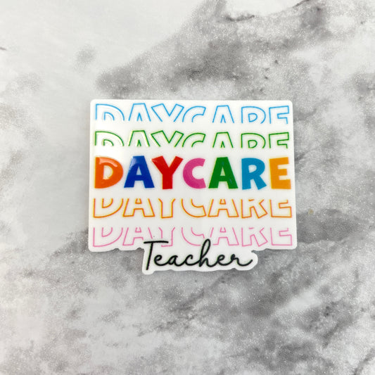 Daycare Teacher Planar Resin Flatback