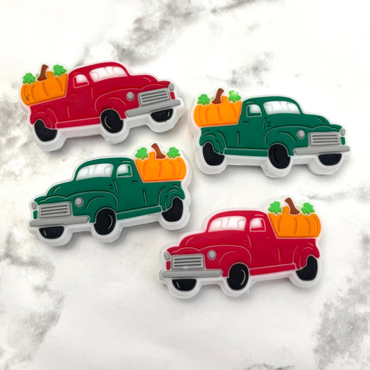 Fall Truck Silicone Focal Bead