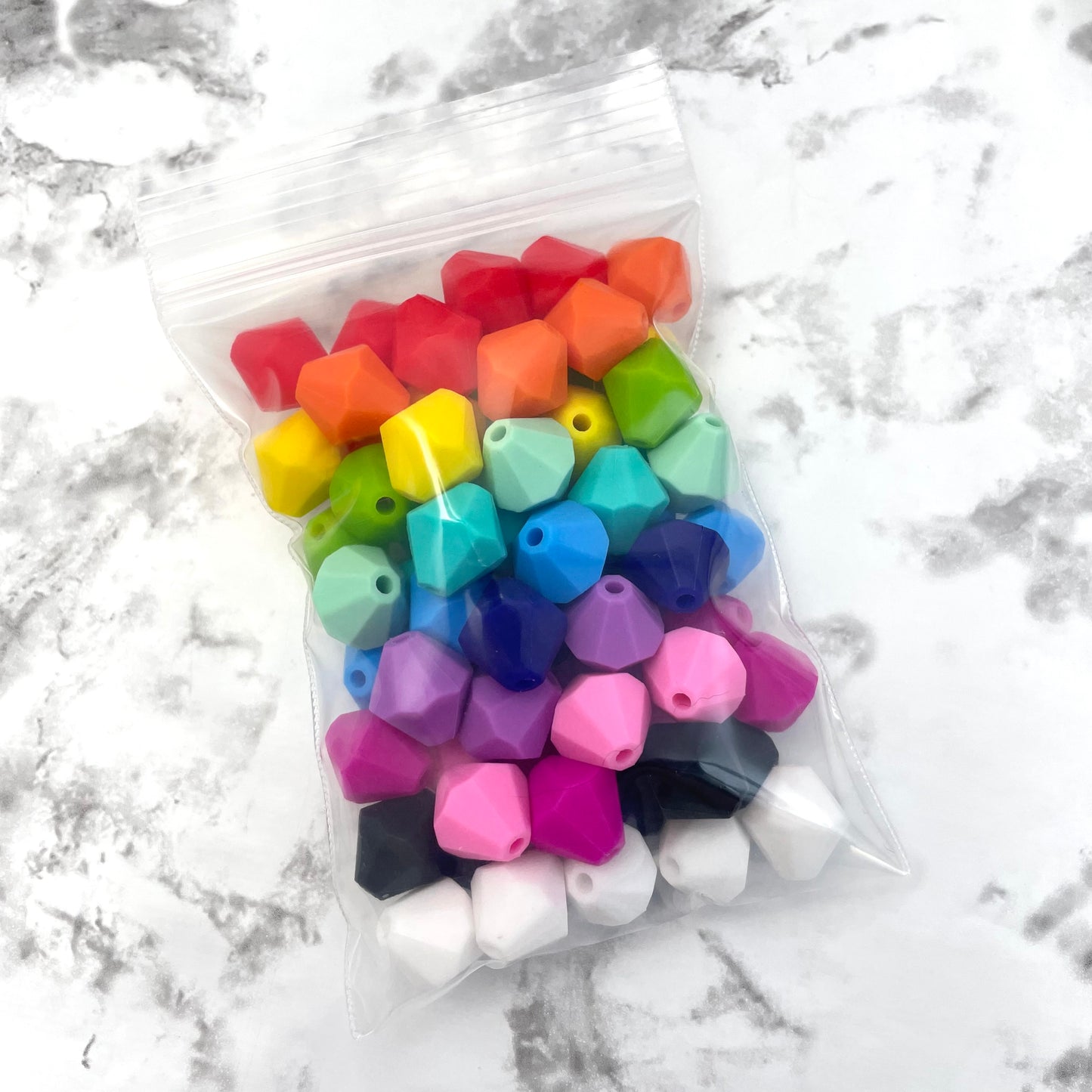 Diamond Starter Silicone Bead Pack - 60 Pieces