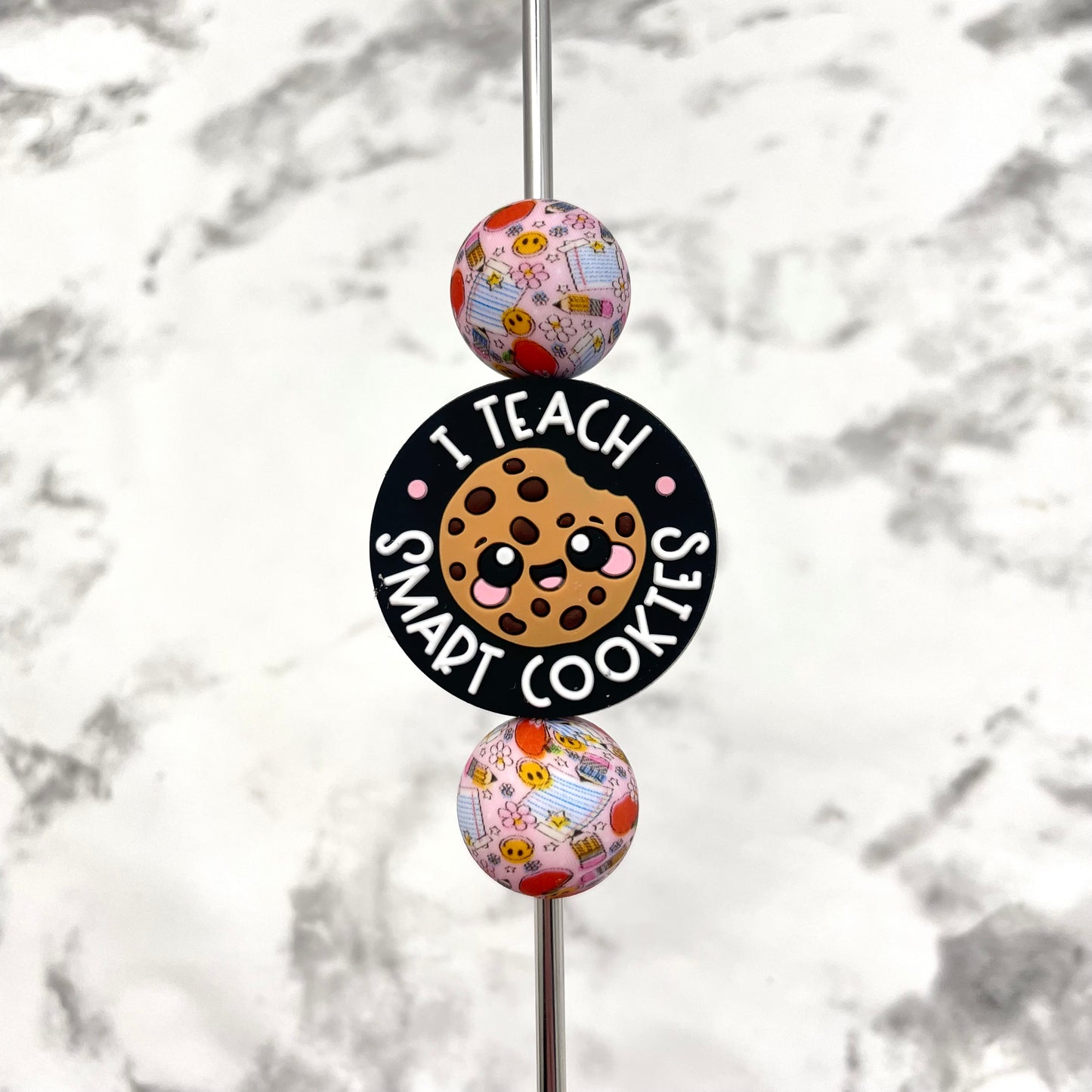 I Teach Smart Cookies Silicone Focal Bead *Exclusive*