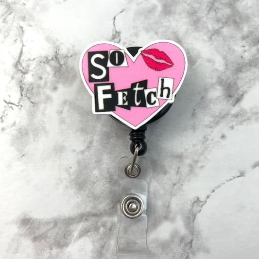 So Fetch Heart Planar Resin Flatback