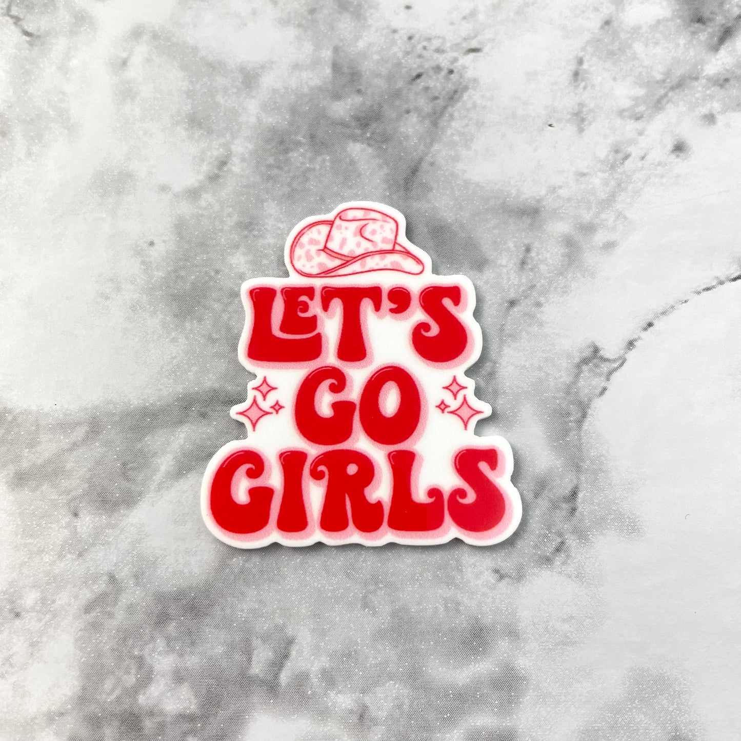 Let's Go Girls Planar Resin Flatback