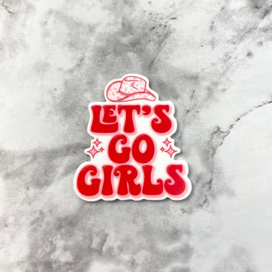 Let's Go Girls Planar Resin Flatback