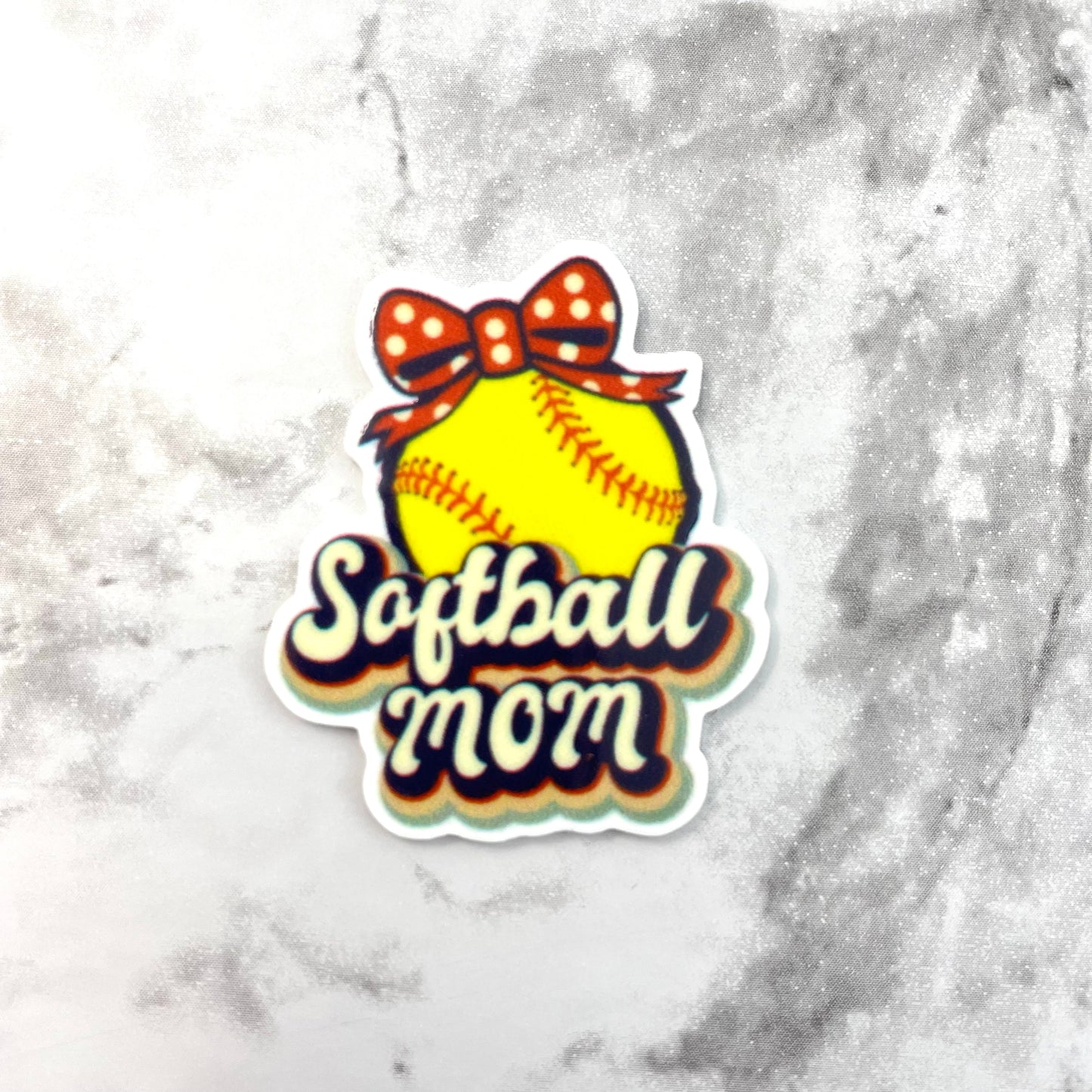 Softball Mom Planar Resin Flatback