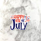 Happy 4th of July Planar Resin Flatback