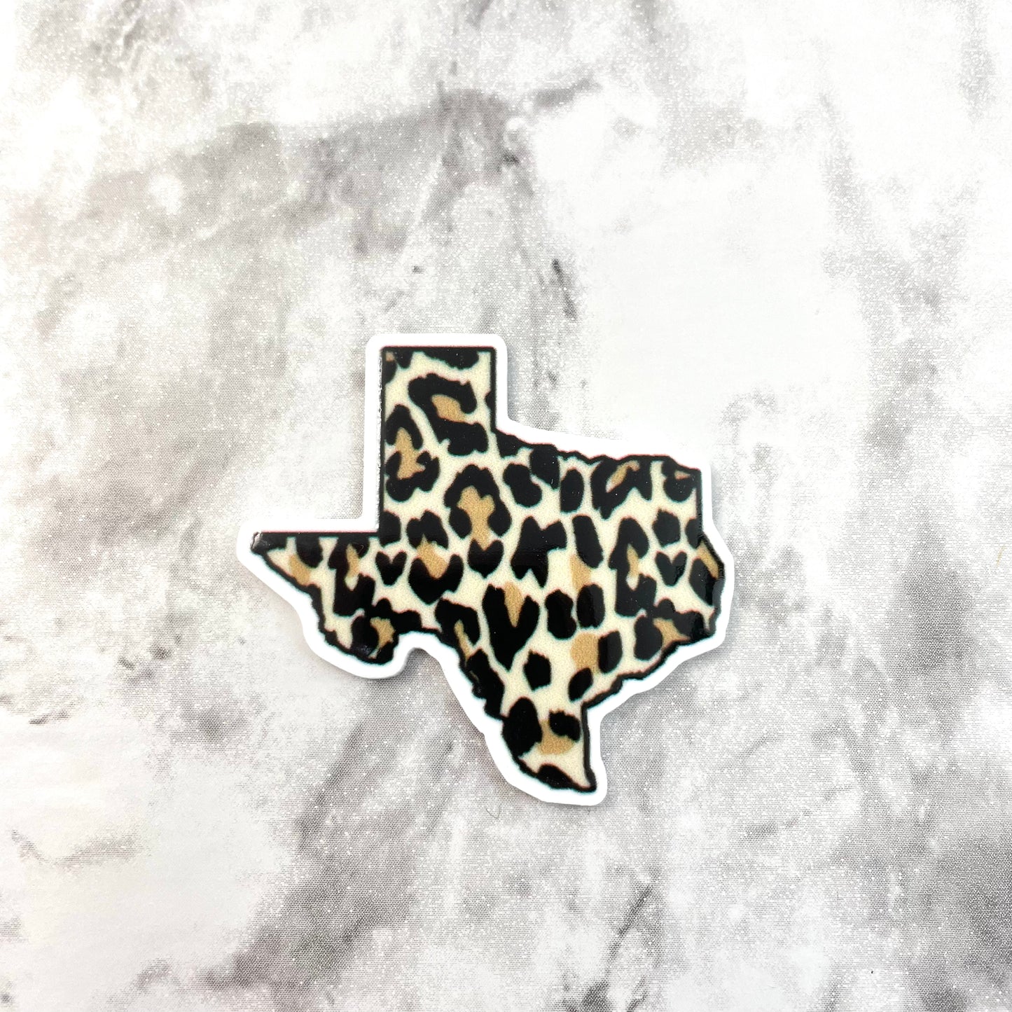 Texas Leopard Print Planar Resin Flatback