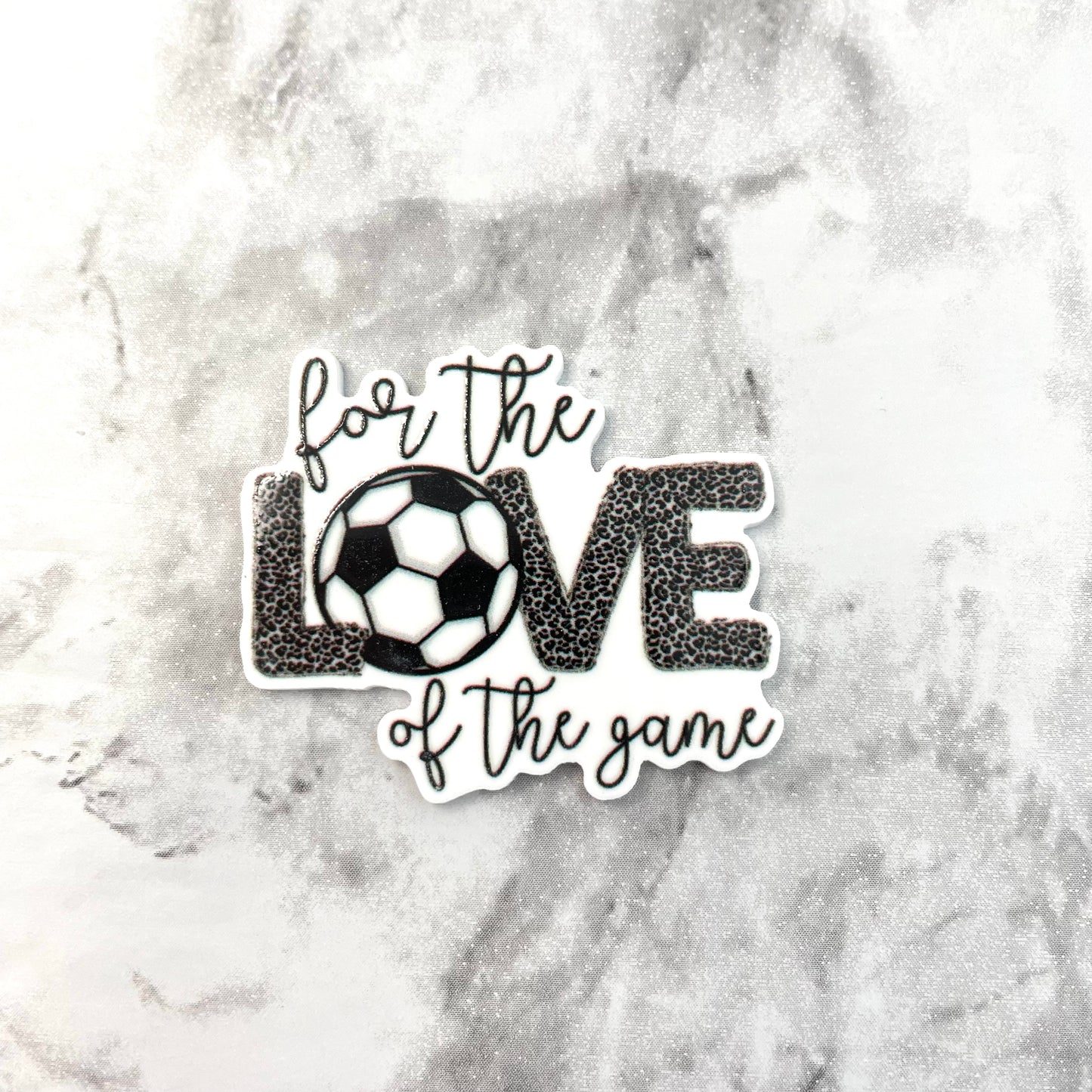 Soccer For the Love of the Game Planar Resin Flatback