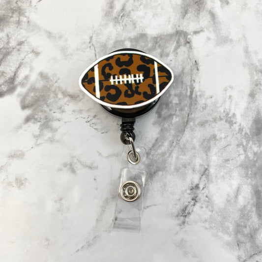 Leopard Football Planar Resin Flatback