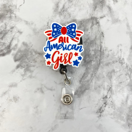 All American Girl Planar Resin Flatback