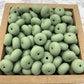 14mm Abacus Silicone Beads - Matcha Green