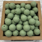 15mm Round Silicone Beads - Matcha Green