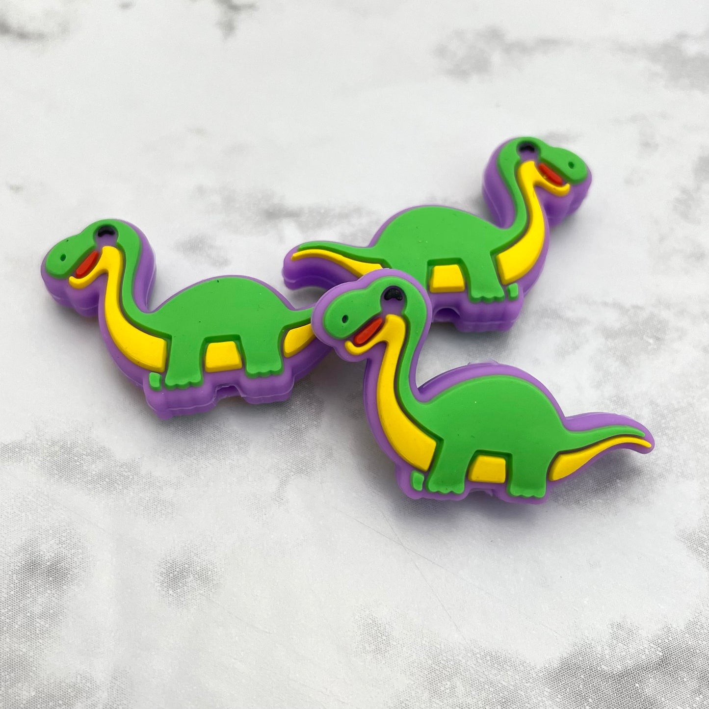 Brachiosaurus Dino Silicone Focal Bead