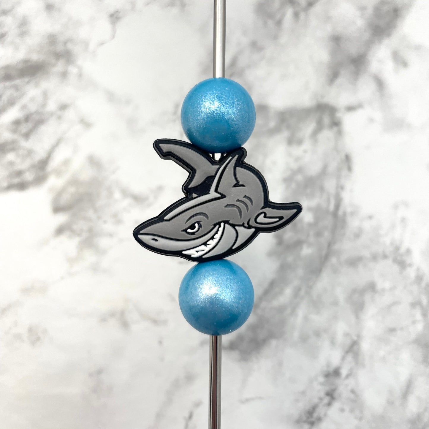 Shark Silicone Focal Bead