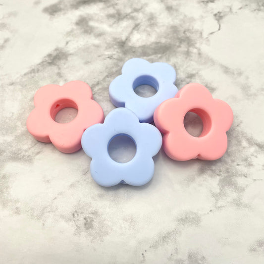 Flower Petals Silicone Focal Bead