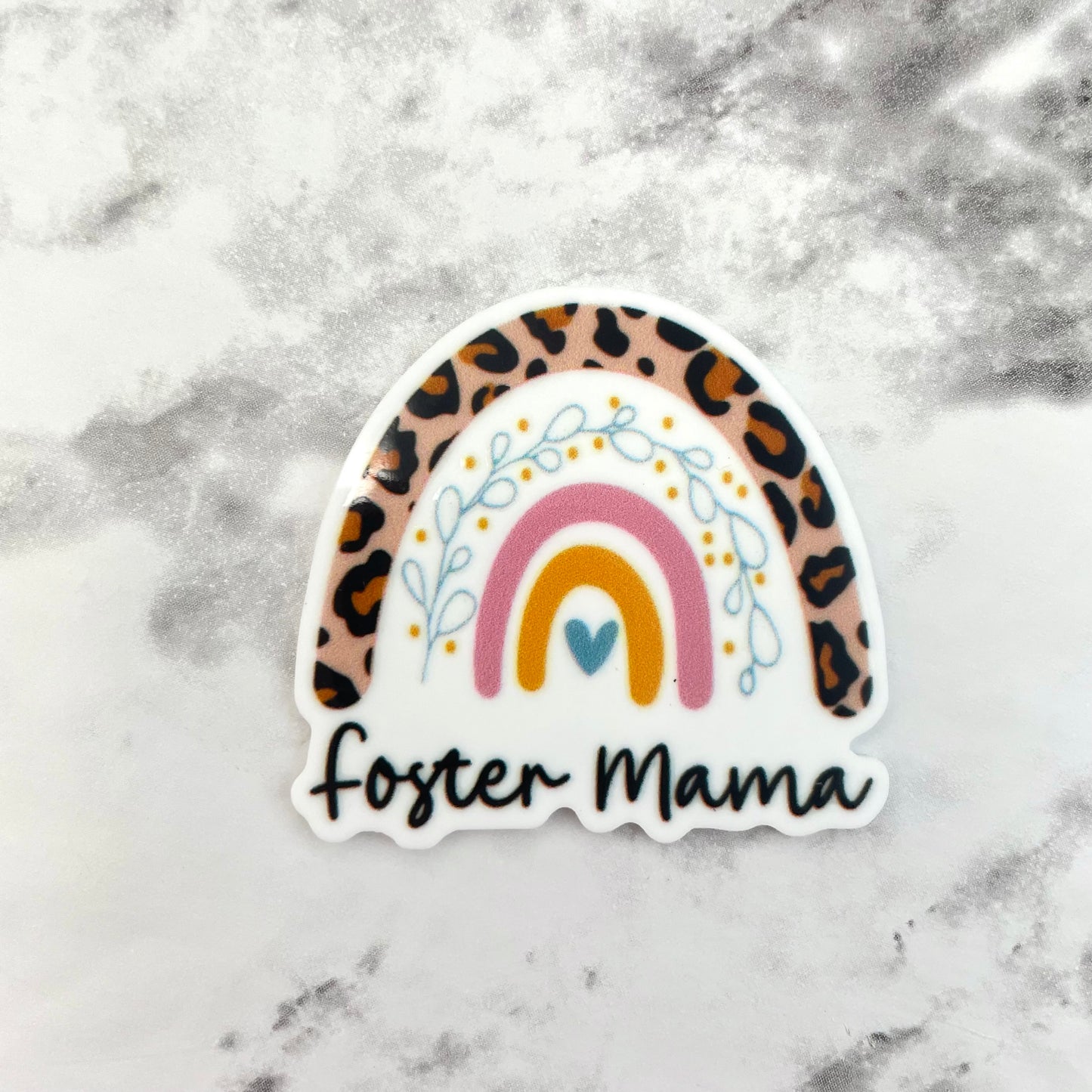 Foster Mama Rainbow Planar Resin Flatback