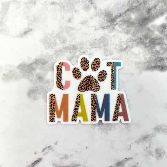 Cat Mama Leopard Planar Resin Flatback