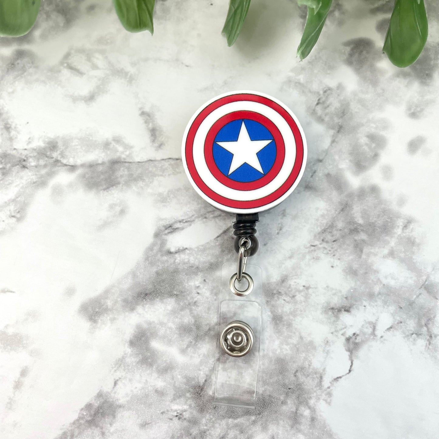 Captain USA Shield Planar Resin Flatback