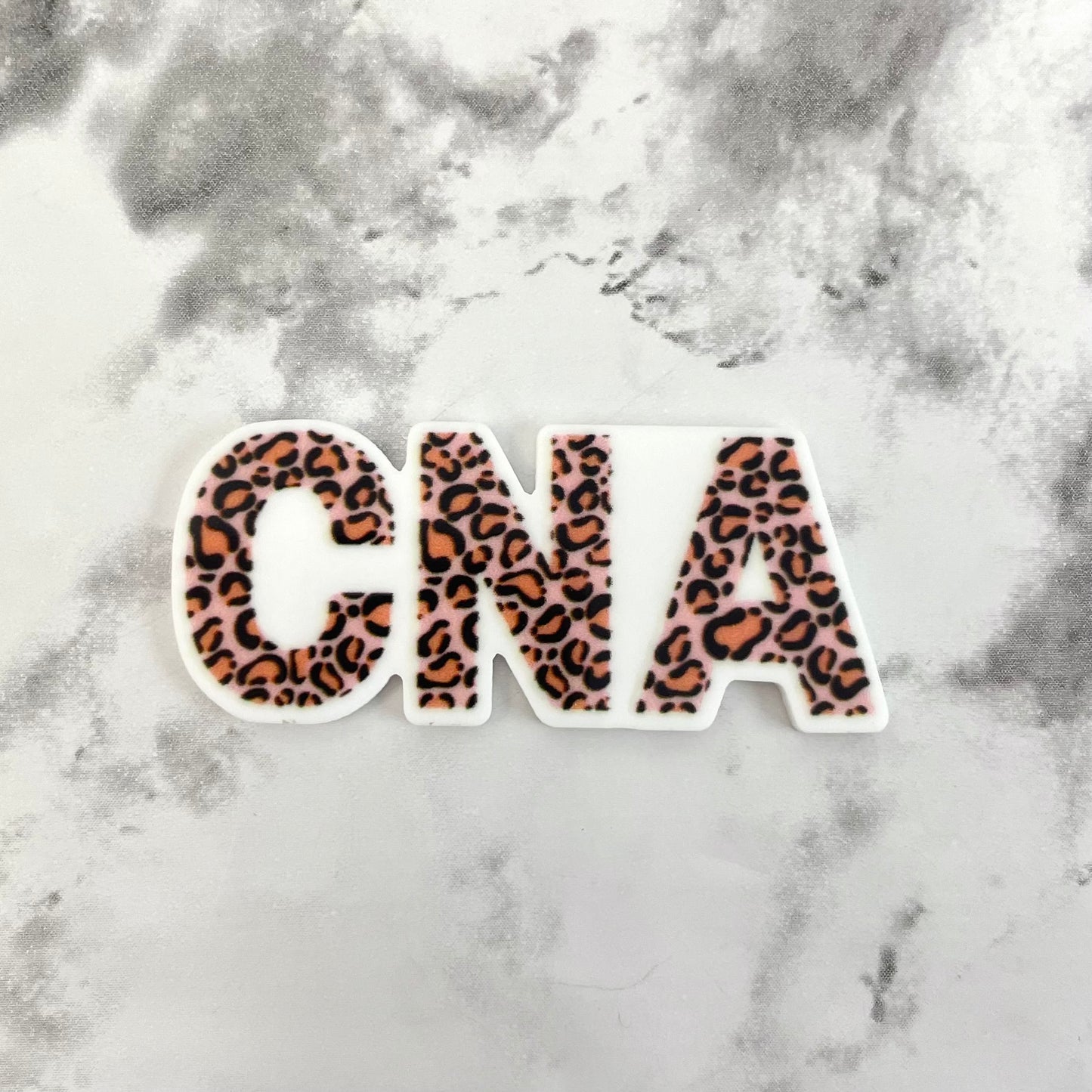 CNA Pink Leopard Words Planar Resin Flatback