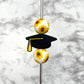 Graduation Cap Silicone Focal Bead