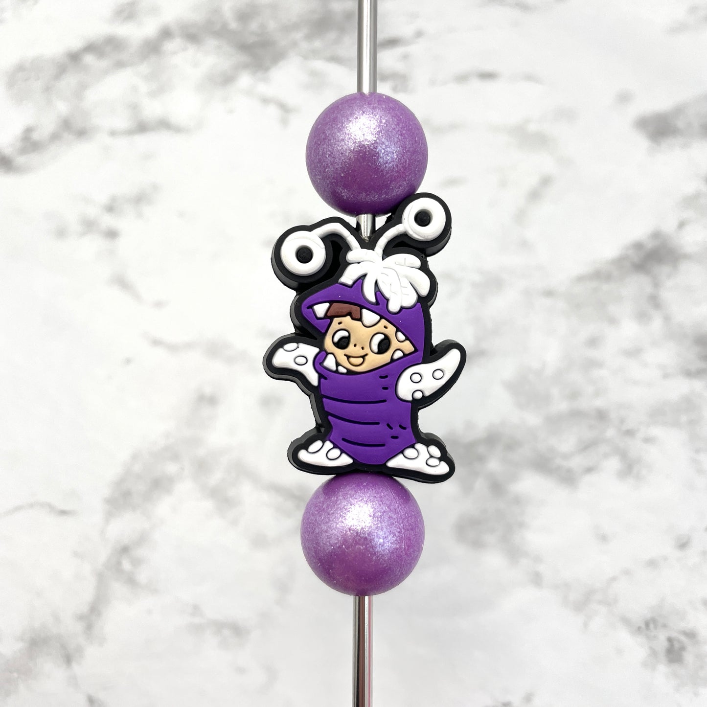 Monster Boo Soft PVC Focal Bead