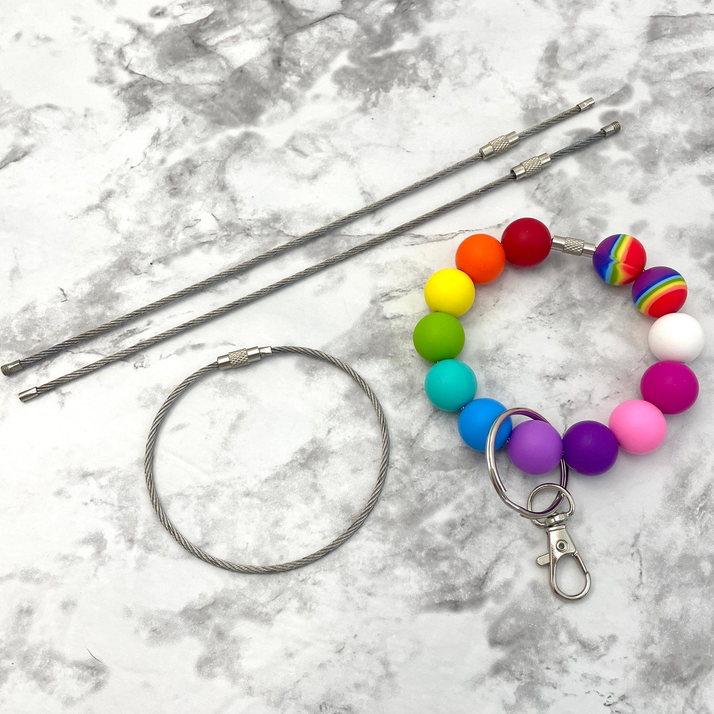 Beadable Wire Wristlets