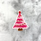 Pink Christmas Tree Planar Resin Flatback