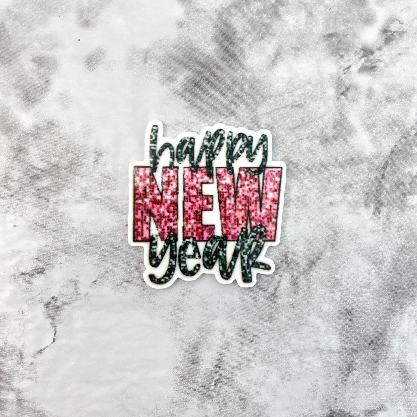 Happy New Year Planar Resin Flatback