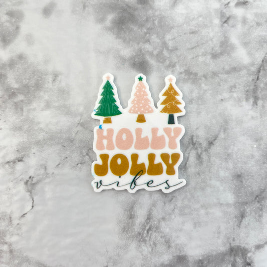 Holly Jolly Vibes Planar Resin Flatback