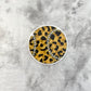 Leopard Baseball Round Planar Resin Flatback