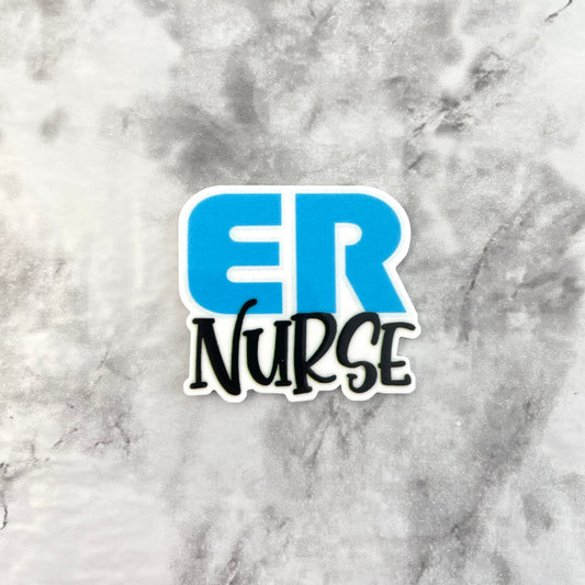 ER Nurse Planar Resin Flatback