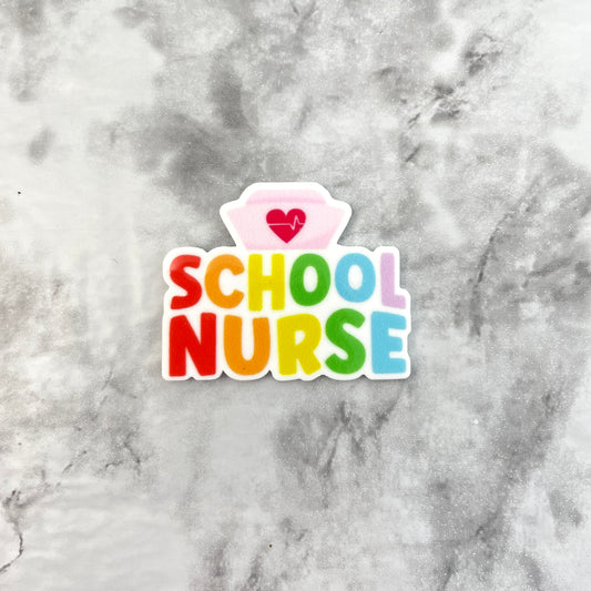 School Nurse Planar Resin Flatback