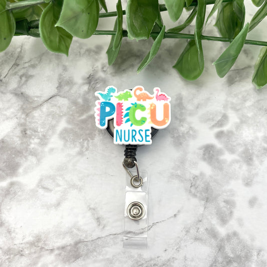 PICU Nurse Dinosaurs Planar Resin Flatback