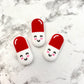 Happy Pill Silicone Focal Bead