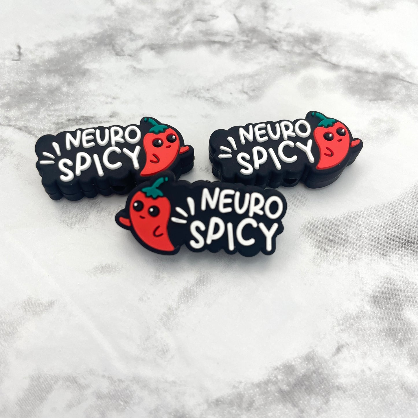 Neuro Spicy Hot Pepper Silicone Focal Bead