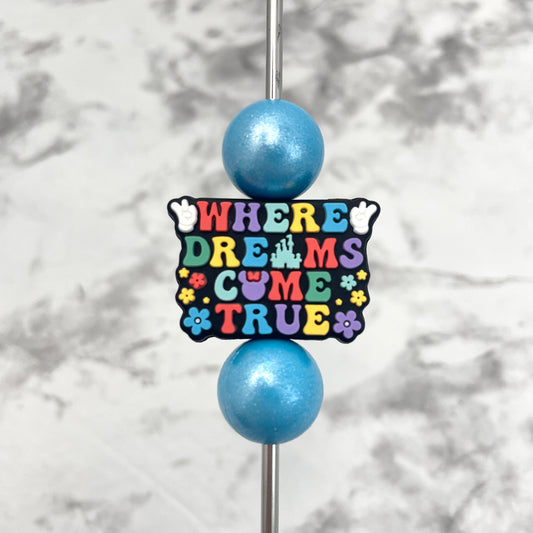 Where Dreams Come True Silicone Focal Bead