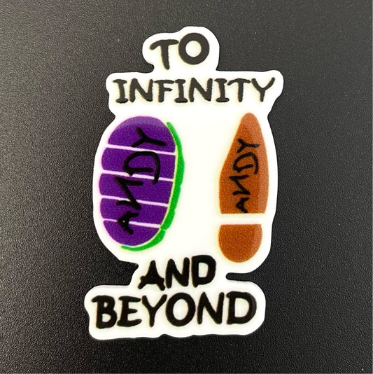 To Infinity and Beyond Planar Resin Flatback