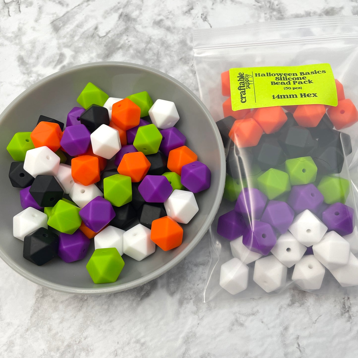 Halloween Basics Silicone Bead Packs (50pcs)