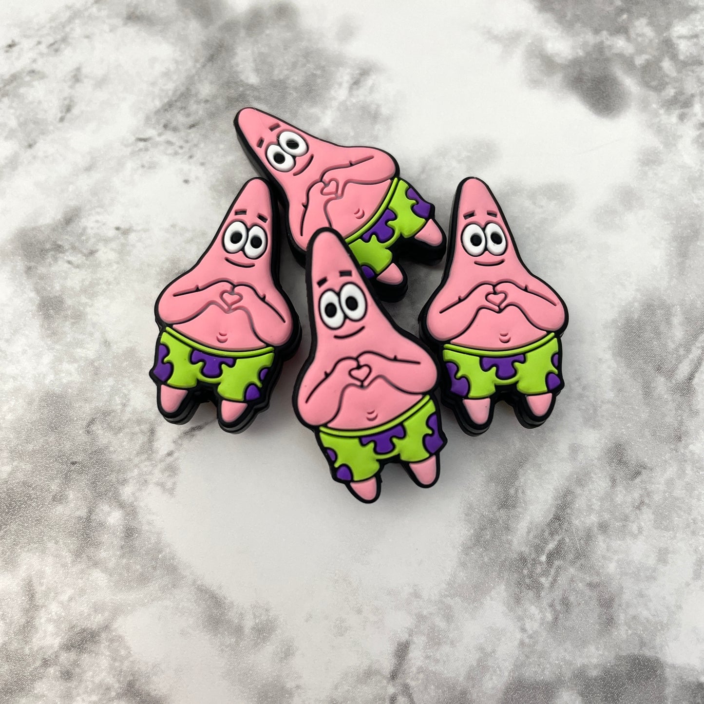 Star Fish Guy Silicone Focal Bead