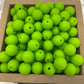 12mm Round Silicone Beads - Chartreuse Green