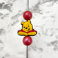 Smiley Honey Bear Soft PVC Focal Bead