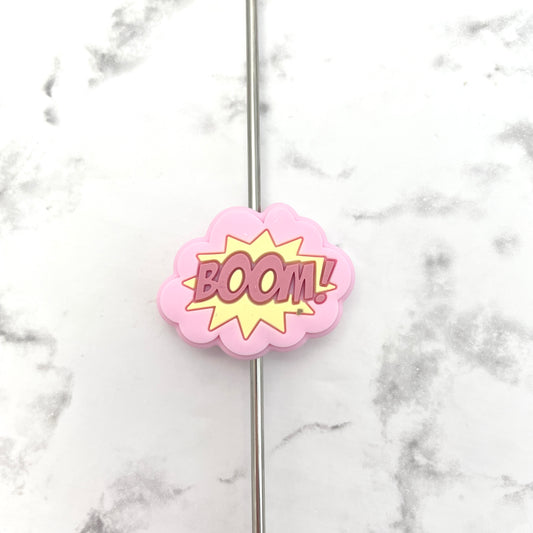 BOOM Comics Inspired Silicone Focal Bead