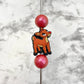 Red Nose Reindeer Soft PVC Focal Bead