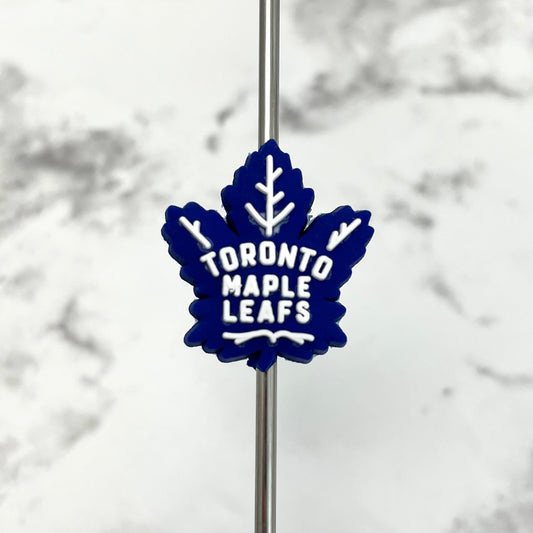 Maple Leaf Hockey Soft PVC Focal Bead