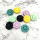 22mm Flower Silicone Focal Beads