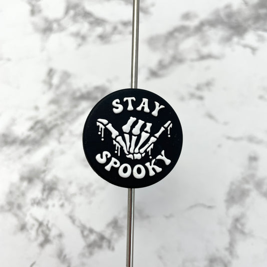 Stay Spooky Silicone Focal Bead