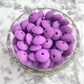 12mm Lentil Silicone Beads - Medium Purple