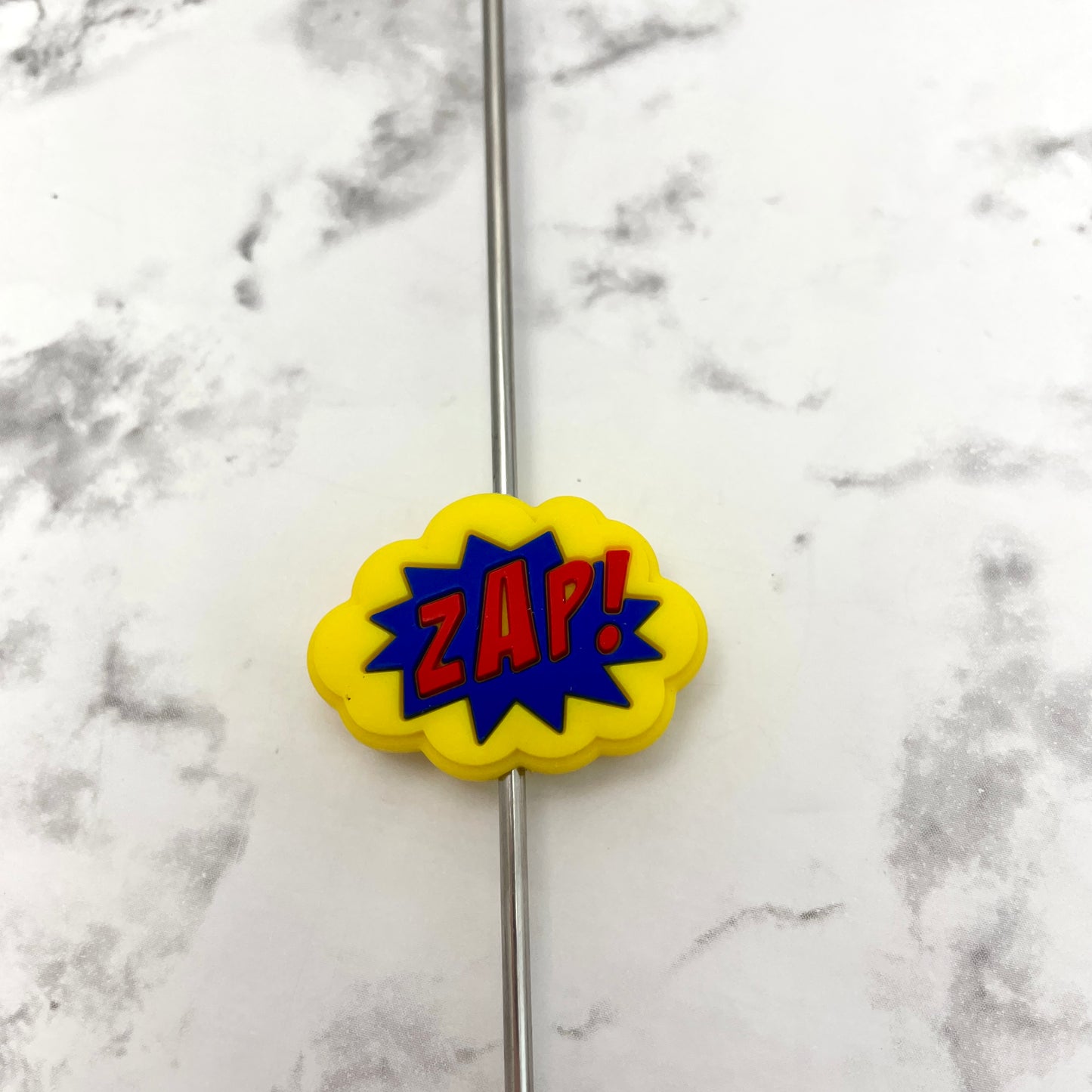 ZAP Comics Inspired Silicone Focal Bead