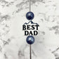 Best Dad Soft PVC Focal Bead