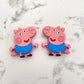 Piggie Georgie Silicone Focal Bead