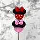 Girl Mouse Head Focal Bead